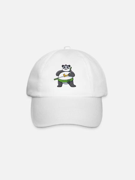 Ninja - Baseballkappe - Weiß/Weiß