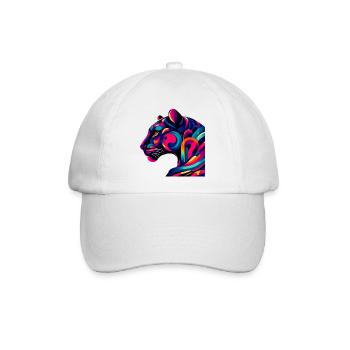 Panther - Baseballkappe - Weiß/Weiß - Vorne