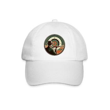Schütze - Baseballkappe - Weiß/Weiß - Vorne