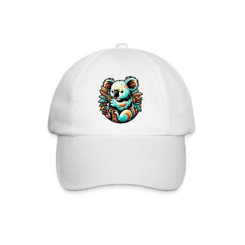 Koala - Baseballkappe - Weiß/Weiß - Vorne