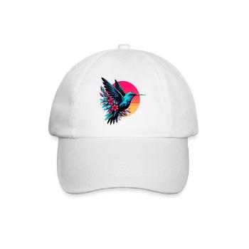 Kolibri - Baseballkappe - Weiß/Weiß - Vorne