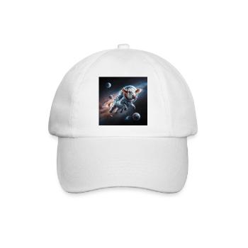Space Cow - Baseballkappe - Weiß/Weiß - Vorne