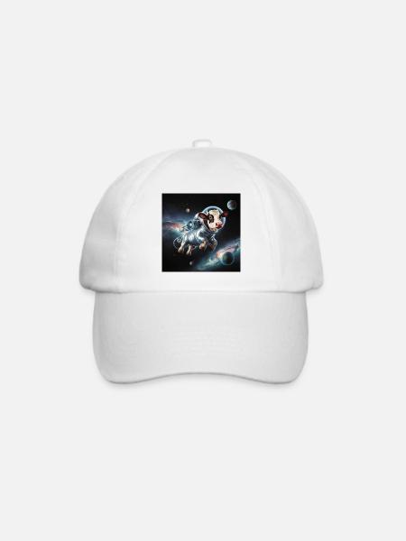 Space Cow 2 - Baseballkappe - Weiß/Weiß