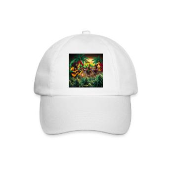 Jamaica Nr 2 - Baseballkappe - Weiß/Weiß - Vorne
