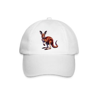 Känguru - Baseballkappe - Weiß/Weiß - Vorne
