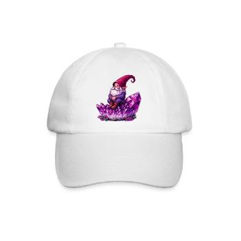Gnom - Baseballkappe - Weiß/Weiß - Vorne