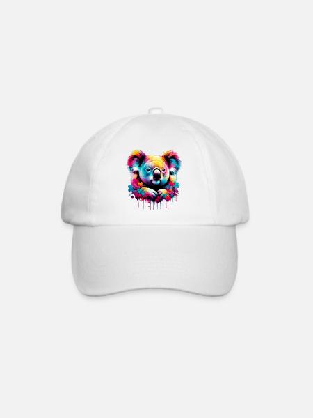 Koala - Baseballkappe - Weiß/Weiß