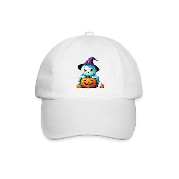 Hexen-Gespenst - Baseballkappe - Weiß/Weiß - Vorne