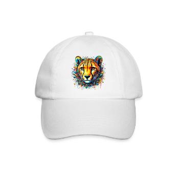 Gepard - Baseballkappe - Weiß/Weiß - Vorne