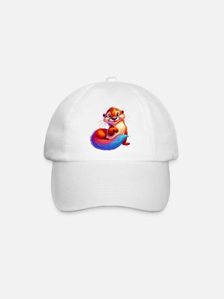 Otter - Baseballkappe - Weiß/Weiß