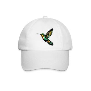 Kolibri - Baseballkappe - Weiß/Weiß - Vorne