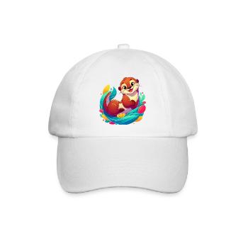 Otter - Baseballkappe - Weiß/Weiß - Vorne