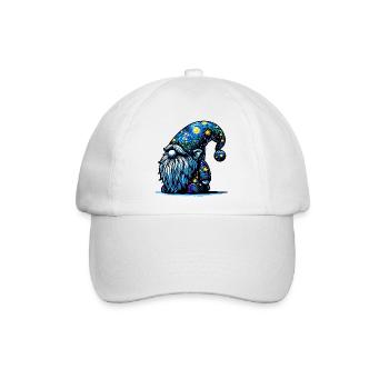 Gnom - Baseballkappe - Weiß/Weiß - Vorne