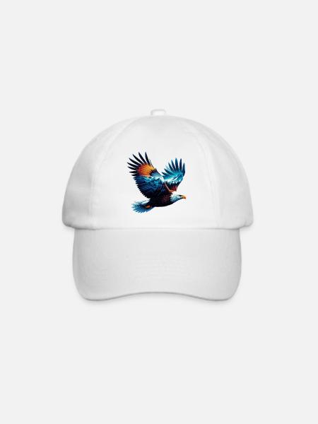 Adler - Baseballkappe - Weiß/Weiß