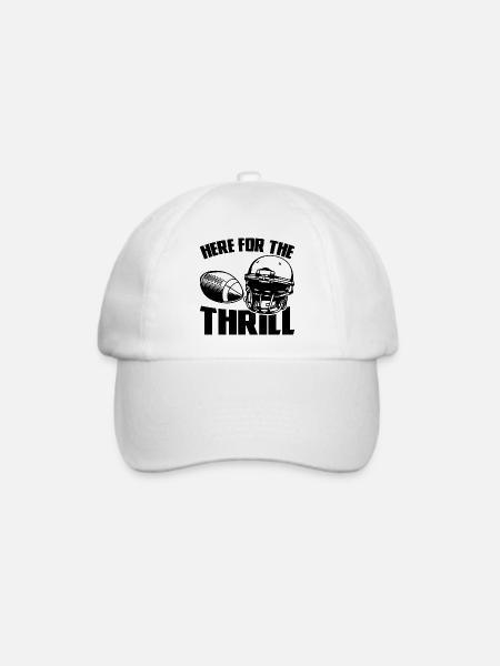 Here For The Thrill - Baseballkappe - Weiß/Weiß