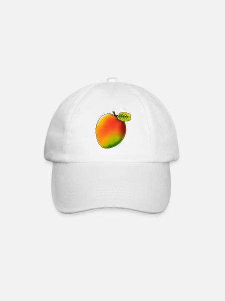 Mango - Comic-Stil - Baseballkappe - Weiß/Weiß