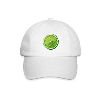 Limette - Baseballkappe - Weiß/Weiß - Vorne
