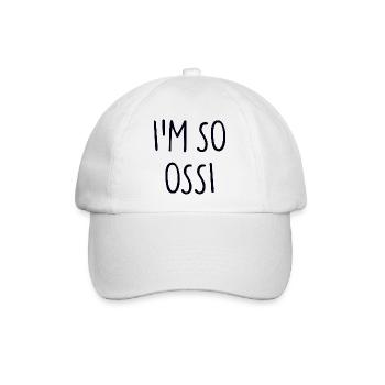 I'M SO OSSI Osten - Baseballkappe - Weiß/Weiß - Vorne