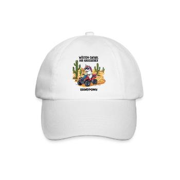 Wüsten-Einhorn - Baseballkappe - Weiß/Weiß - Vorne