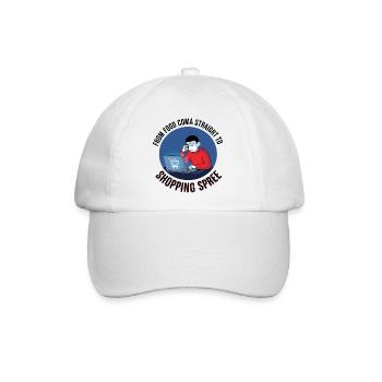 Black Friday Shopping Spree - Baseballkappe - Weiß/Weiß - Vorne