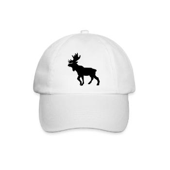 Moose - Baseballkappe - Weiß/Weiß - Vorne