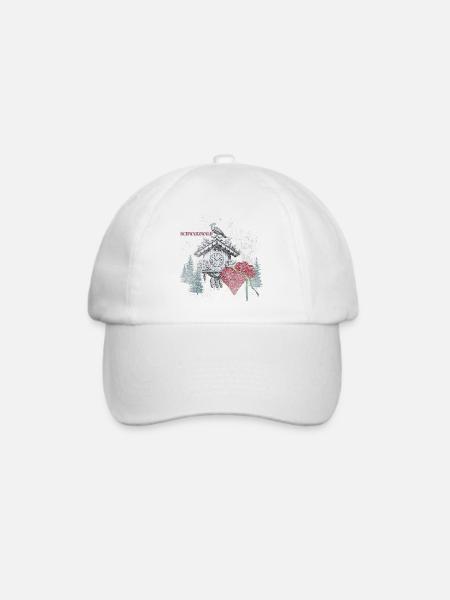 Aus dem Schwarzwald - Baseballkappe - Weiß/Weiß