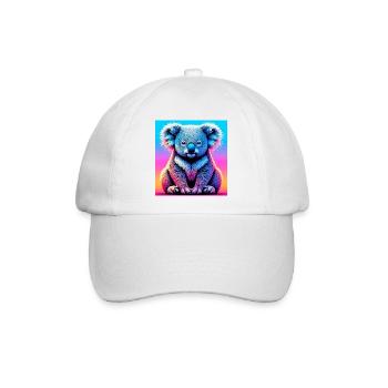 Koala - Baseballkappe - Weiß/Weiß - Vorne