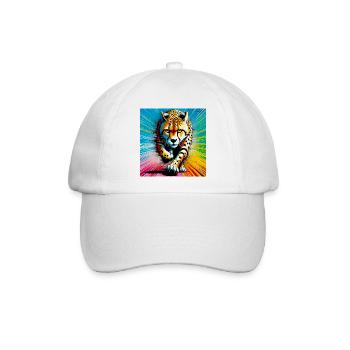 Gepard - Baseballkappe - Weiß/Weiß - Vorne
