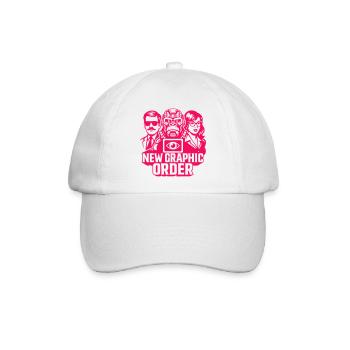NGO Trio in pink - Baseballkappe - Weiß/Weiß - Vorne