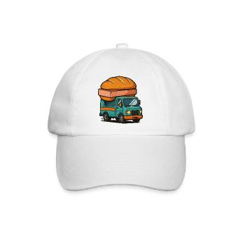 LKW Leberkäse  - Baseballkappe - Weiß/Weiß - Vorne