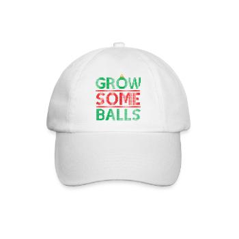 Züchten Sie ein paar Kugeln - Baseballkappe - Weiß/Weiß - Vorne