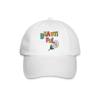 Beautiful  - Baseballkappe - Weiß/Weiß - Vorne