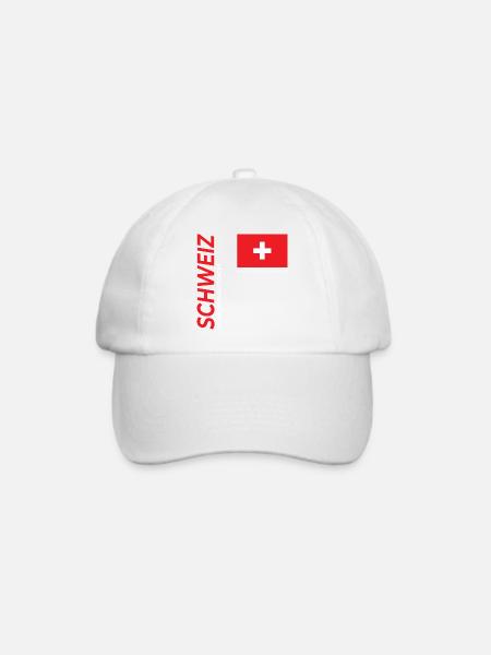 Jungfraujoch - Baseballkappe - Weiß/Weiß