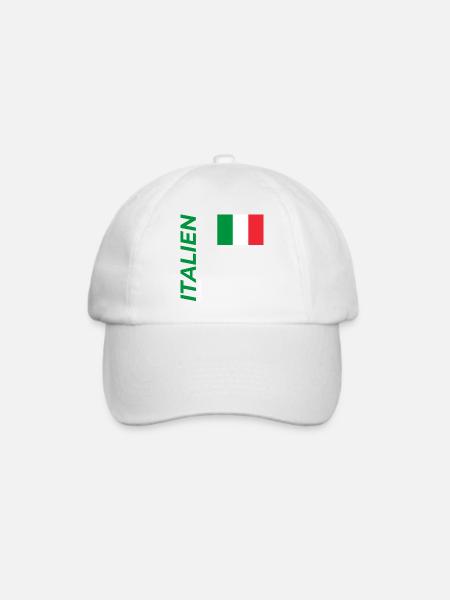 Turin - Baseballkappe - Weiß/Weiß