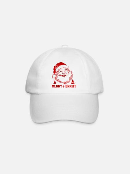 Weihnachtsmann und Weihnachten - Baseballkappe - Weiß/Weiß
