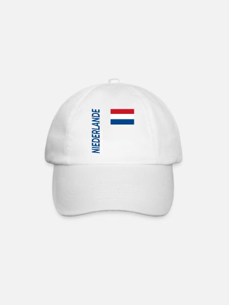 Groningen - Baseballkappe - Weiß/Weiß