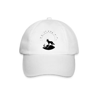 Kojote - Baseballkappe - Weiß/Weiß - Vorne