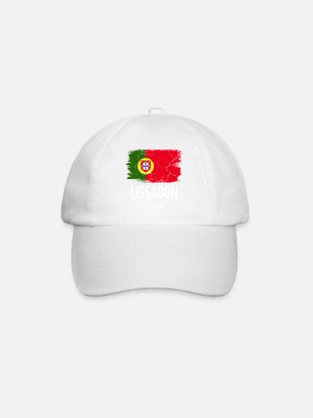 Lissabon - Baseballkappe - Weiß/Weiß