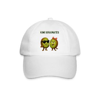 Kiwi Seelenverwandte Duo - Baseballkappe - Weiß/Weiß - Vorne