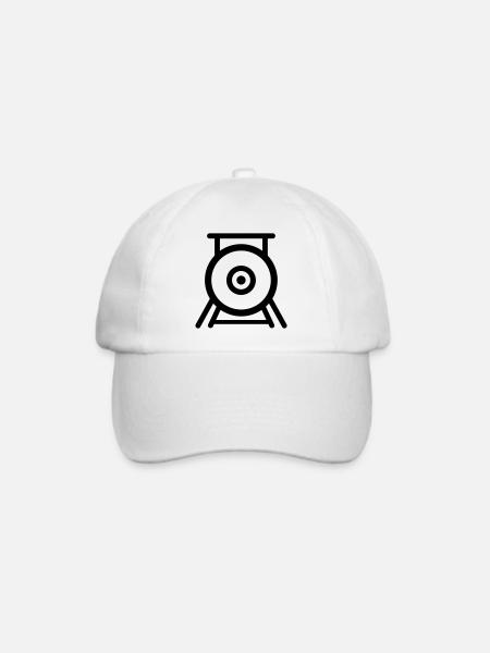 gong - Baseballkappe - Weiß/Weiß