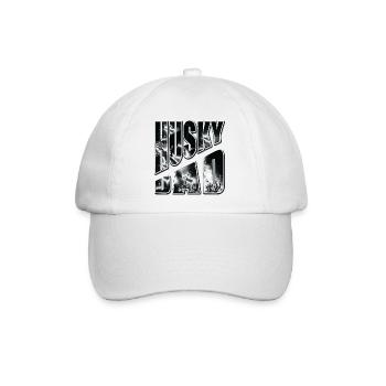 Husky Dad Nebelstern - Baseballkappe - Weiß/Weiß - Vorne