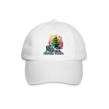 Hindu Kush - Baseballkappe - Weiß/Weiß - Vorne