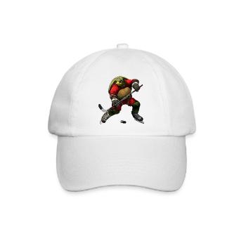 Schildkröten Eishockey - Baseballkappe - Weiß/Weiß - Vorne
