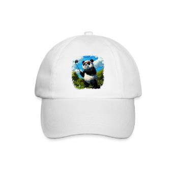 Pandas Golf - Baseballkappe - Weiß/Weiß - Vorne