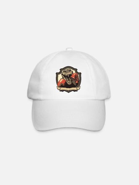 Alligator Boxer MMA - Baseballkappe - Weiß/Weiß