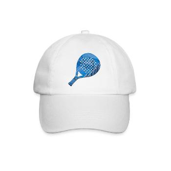 PADEL Racket Shirt, Hoodie, Tasche, Socken - Baseballkappe - Weiß/Weiß - Vorne