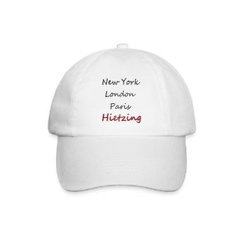 Städtische Handschrift NY, London, Paris, Hietzing - Baseballkappe - Weiß/Weiß - Vorne