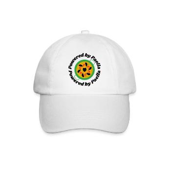 Paella Spanien - Baseballkappe - Weiß/Weiß - Vorne