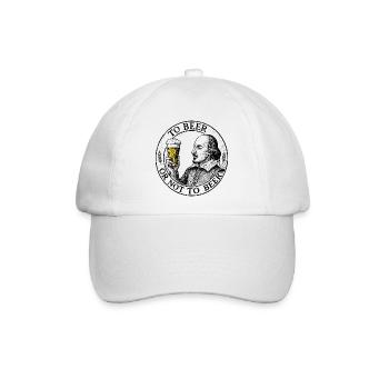 Bier oder nicht Bier - Baseballkappe - Weiß/Weiß - Vorne