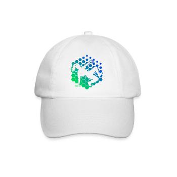 Hip-Hop-Tanz Geschenkidee für die Hip-Hop-Tänzerin - Baseballkappe - Weiß/Weiß - Vorne